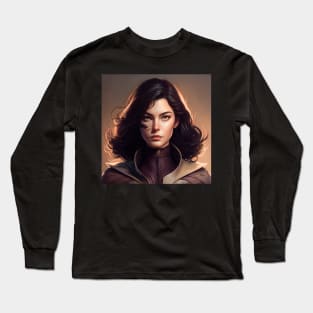 Super Hero Woman Long Sleeve T-Shirt